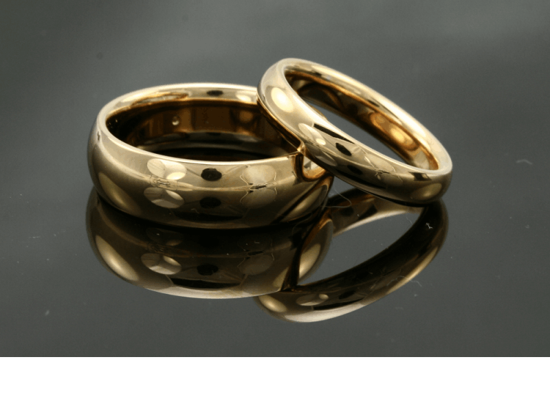 Blair Jewelers gold wedding bands